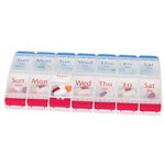 One Handed 7-Day Push Button Pill Reminder HA67585